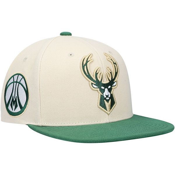 Milwaukee Bucks Desert Green Teal Snapback - Mitchell & Ness cap