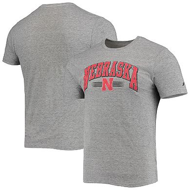 Men's League Collegiate Wear Heathered Gray Nebraska Huskers Upperclassman Reclaim Recycled Jersey T-Shirt