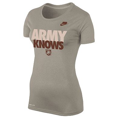 Women's Nike Light Brown Army Black Knights Rivalry Army Knows T-Shirt