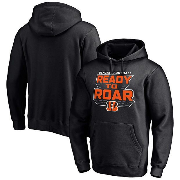 Men's Fanatics Branded Black Cincinnati Bengals Extra Point Pullover Hoodie