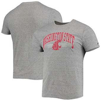Men's League Collegiate Wear Heathered Gray Washington State Cougars Upperclassman Reclaim Recycled Jersey T-Shirt