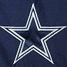 Men's Starter Navy Dallas Cowboys Roster Quarter-Zip Jacket