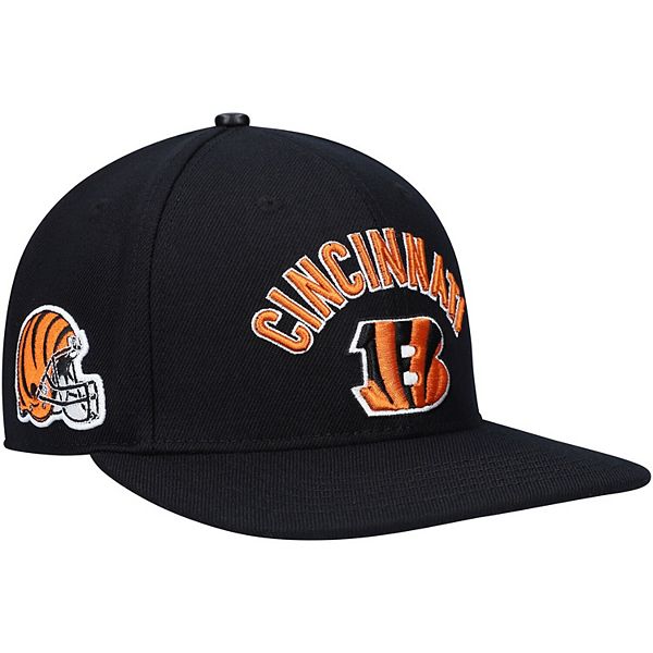 Men's Pro Standard Black Cincinnati Bengals Logo II Snapback Hat