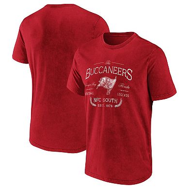 Men's NFL x Darius Rucker Collection by Fanatics Red Tampa Bay Buccaneers T-Shirt