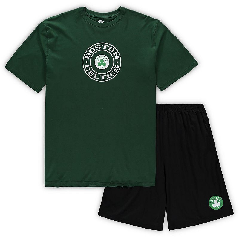 Mens Concepts Sport Kelly Green/Heathered Gray Boston Celtics Big & Tall T