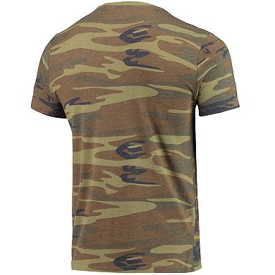 Men's Alternative Apparel Camo Minnesota Golden Gophers Arch Logo Tri-Blend T-Shirt