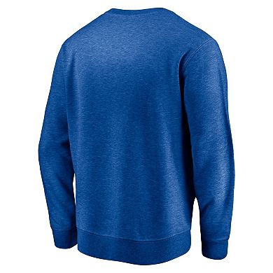 Men's Fanatics Branded Royal Chicago Cubs Gametime Arch Pullover Sweatshirt