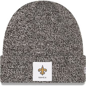 Men's New Era Heathered Black New Orleans Saints Hamilton Cuffed Knit Hat