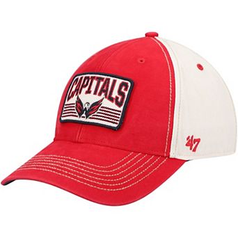 Men's '47 Red Washington Capitals Shaw MVP Adjustable Hat