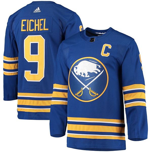 Men's adidas Jack Eichel Royal Buffalo Sabres Home Captain Patch