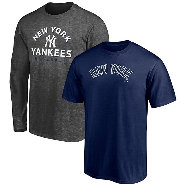 Milwaukee Brewers Fanatics Branded Two-Pack Combo T-Shirt Set - Navy/White