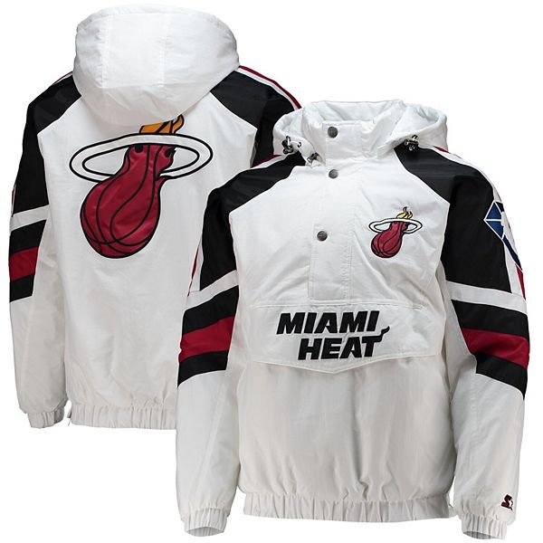  adidas Miami Heat NBA White 2016-17 Authentic On-Court Team  Issued Pro Cut Warm Up Jacket for Men (3XLT) : Sports & Outdoors
