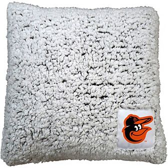 Baltimore Orioles 16'' x 16'' Frosty Sherpa Pillow