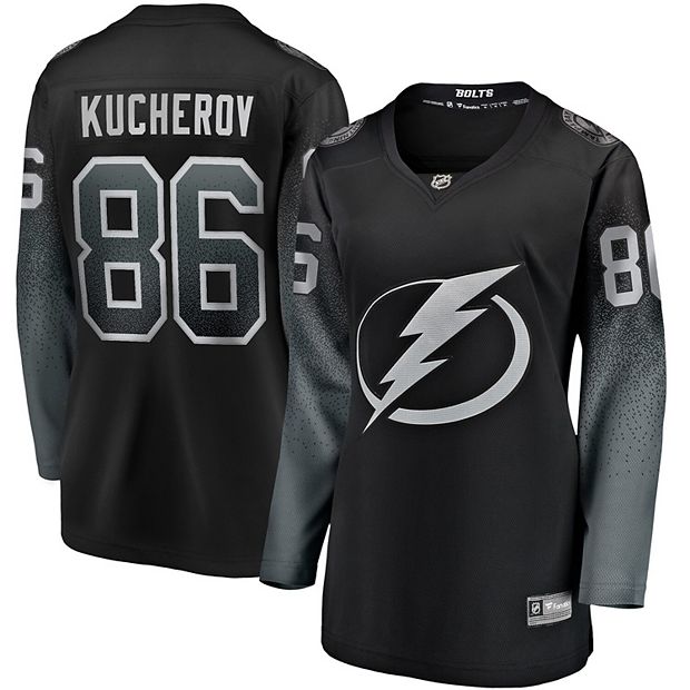 Men's Tampa Bay Lightning Nikita Kucherov Fanatics Branded Black Alternate  Premier Breakaway Player Jersey