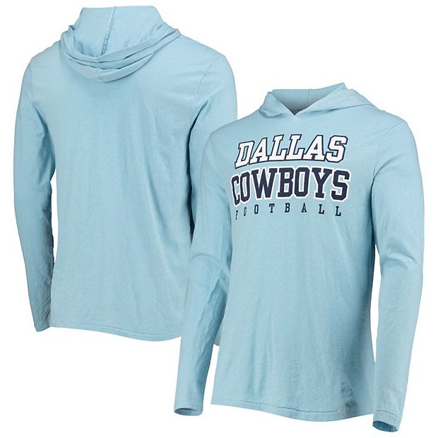 Men's Dallas Cowboys Merchandise Dallas Cowboys Blue Practice Hoodie Long  Sleeve T-Shirt