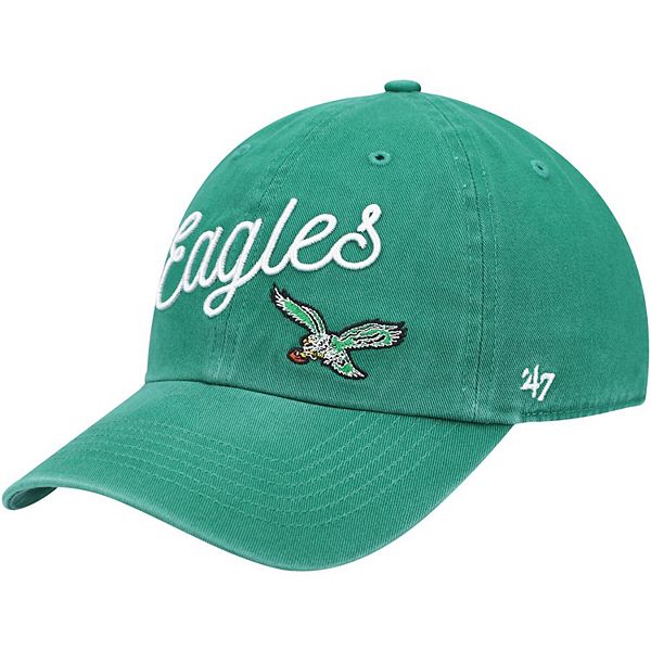 Women's '47 Kelly Green Philadelphia Eagles Team Millie Clean Up Adjustable  Hat