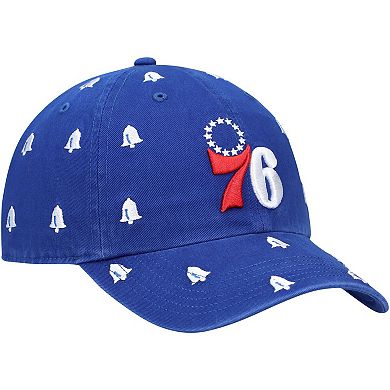Men's '47 Royal Philadelphia 76ers Confetti Cleanup Adjustable Hat
