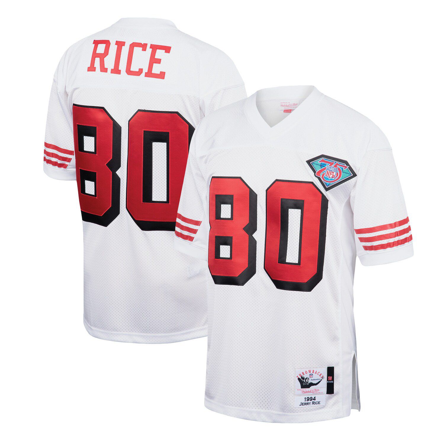 Mitchell & Ness Ronnie Lott White San Francisco 49ers Big & Tall