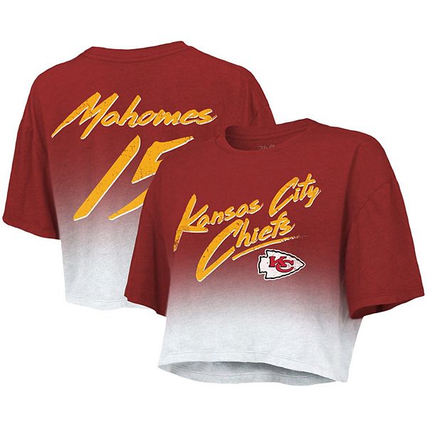 Girls Youth Patrick Mahomes Pink Kansas City Chiefs Fashion Fan Gear V-Neck  T-Shirt