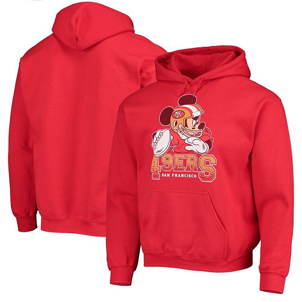 Men's Junk Food Scarlet San Francisco 49ers Disney Mickey