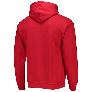 Men's Junk Food Red Atlanta Falcons Disney Mickey Quarterback Pullover Hoodie