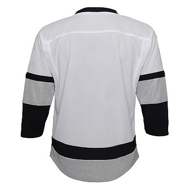 Youth White Los Angeles Kings 2021/22 Alternate Replica Jersey