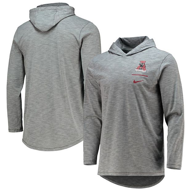 nike slub long sleeve hooded tee