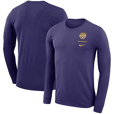 Lsu dri fit long sleeve shirt best sale