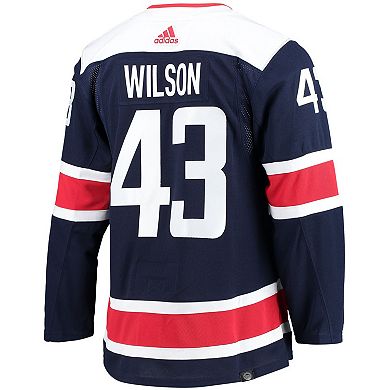 Men's adidas Tom Wilson Navy Washington Capitals Alternate Primegreen Authentic Pro Player Jersey