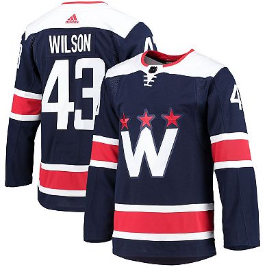 Men's adidas Tom Wilson Navy Washington Capitals Alternate Primegreen Authentic Pro Player Jersey