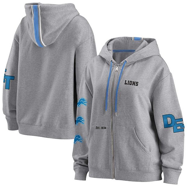 Women's WEAR by Erin Andrews Heathered Gray Detroit Lions Plus