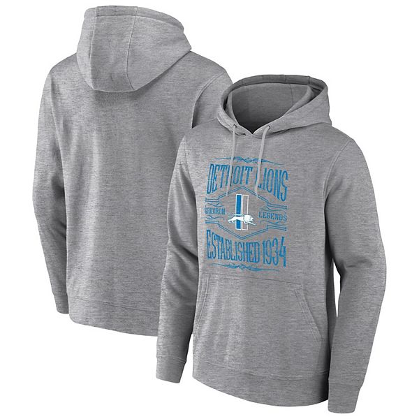 Men's NFL x Darius Rucker Collection by Fanatics Heathered Gray Detroit ...