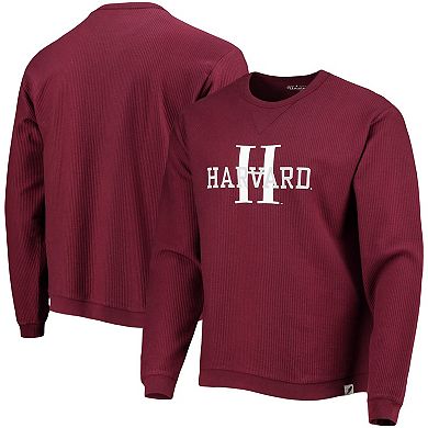 Men's League Collegiate Wear Crimson Harvard Crimson Timber Pullover Sweatshirt