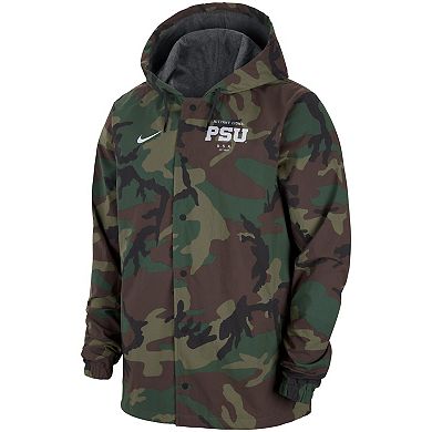 Men's Nike Camo Penn State Nittany Lions Full-Snap Hoodie Jacket