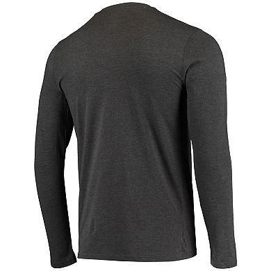 Men's Concepts Sport Cardinal/Heathered Charcoal Arkansas Razorbacks Meter Long Sleeve T-Shirt & Pants Sleep Set