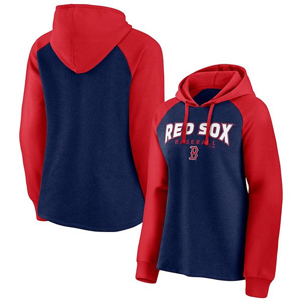 Women's Boston Red Sox '47 Navy Cosmo Pullover Flip Sequin Sweatshirt