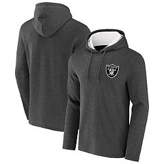 Las Vegas Raiders Mitchell & Ness Postgame Short Sleeve Hoodie - Black