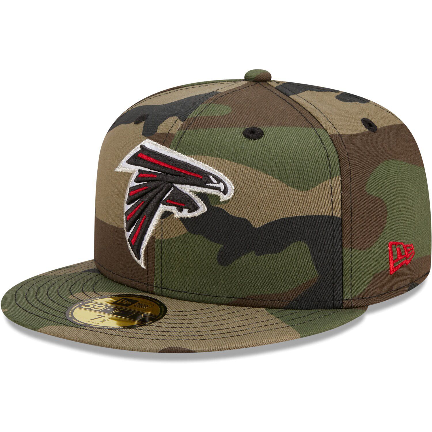 Men's New Era Black Atlanta Falcons 2023 NFL Training Camp 59FIFTY Fitted Hat