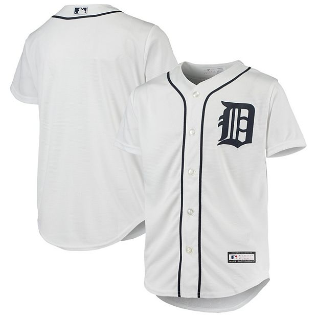 Youth Majestic White Detroit Tigers Home Official Team Jersey