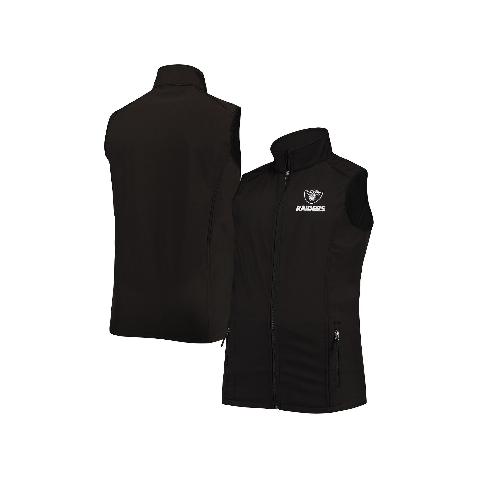 Mens Dunbrooke Black Las Vegas Raiders Big & Tall Archer Softshell Full-Zi