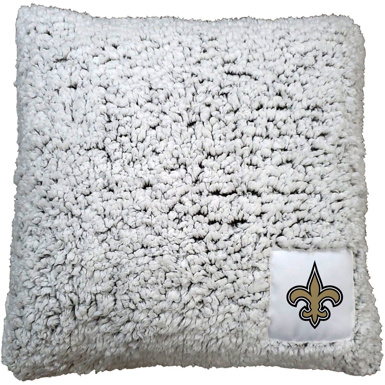 Image for Unbranded New Orleans Saints 16'' x 16'' Frosty Sherpa Pillow at Kohl's.