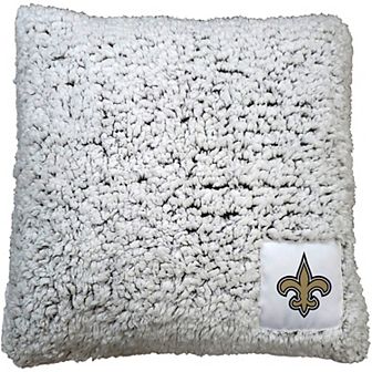 New Orleans Saints 16'' x 16'' Frosty Sherpa Pillow