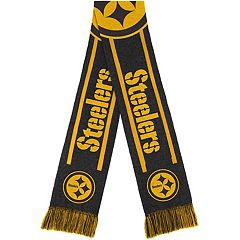 Pittsburgh Steelers WEAR by Erin Andrews Women's Striped Scarf & Gloves Set