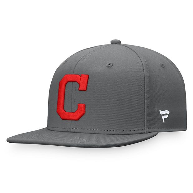 Men's Fanatics Branded Graphite Cleveland Indians Snapback Hat