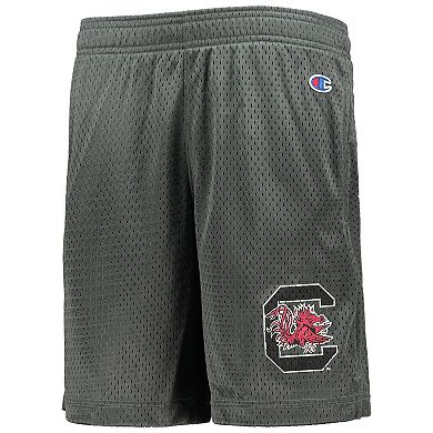 Youth Champion Charcoal South Carolina Gamecocks Classic Mesh Shorts