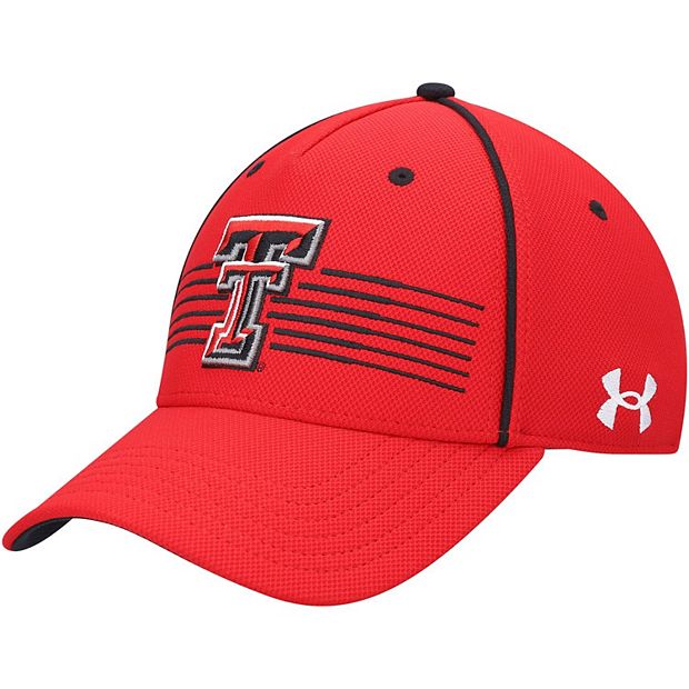 Men's Under Armour White Texas Tech Red Raiders Special Game Blitzing  Iso-Chill Adjustable Hat