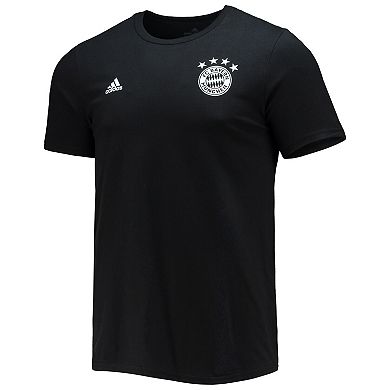 Men's adidas Serge Gnabry Black Bayern Munich Amplifier Name & Number T-Shirt