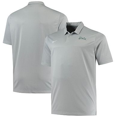 Men's Nike Heathered Gray Michigan State Spartans Big & Tall Performance Polo