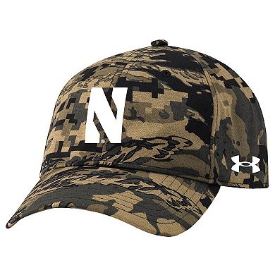 Men's Under Armour Camo Northwestern Wildcats Freedom Adjustable Hat