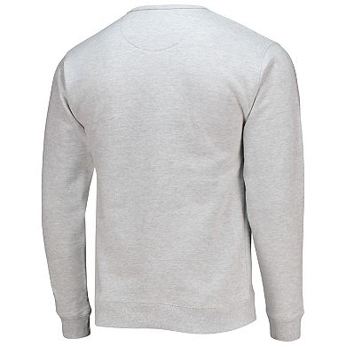Men's League Collegiate Wear Heathered Gray Miami Hurricanes Upperclassman Pocket Pullover Sweatshirt